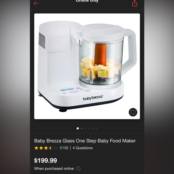 Baby Breeza Food Maker - Picture 3 of 3